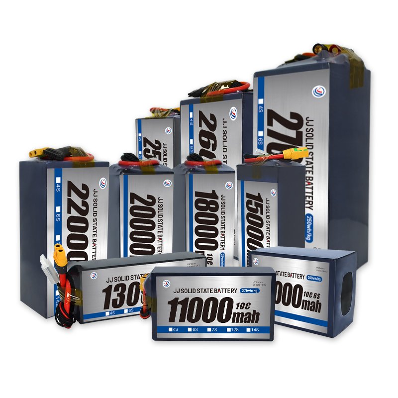 Battery manufacturer 300wh/kg solid state cells 11000mah13000MAH 12000Mah battery 4s7s 6S 8s 10C 15c lithium-ion batteries