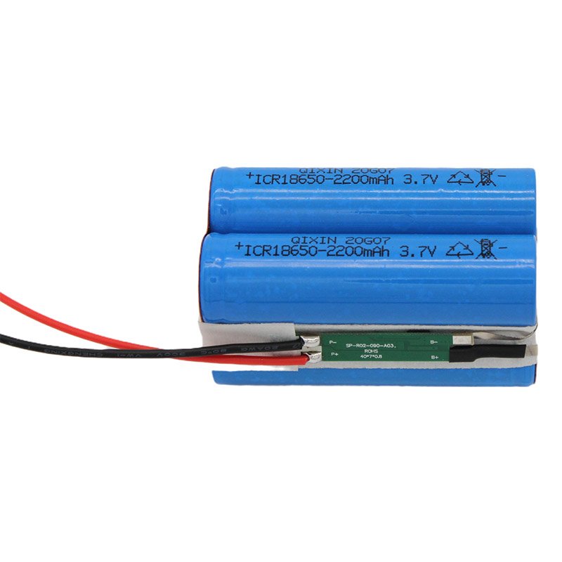 lithium ion battery 18650 3.7v 4400mah battery pack 2s1p li-ion battery 7.4v