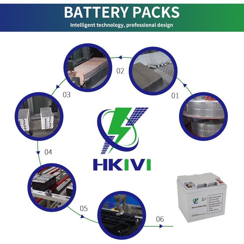 HKIVI lead acid batteries Gel Regulated Lead Acid Battery 12V 120Ah Agm Solar Battery