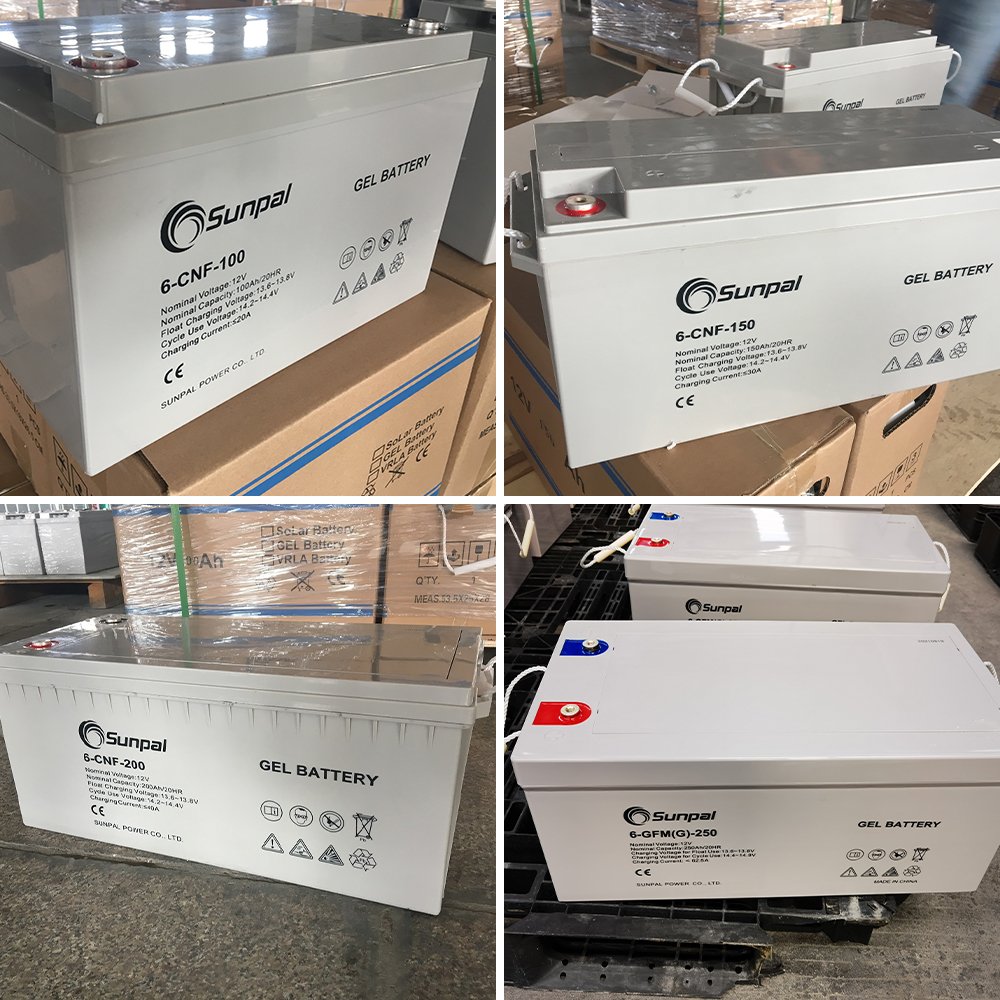 Sunpal Deep Cycle Gel Batteries 100Ah 150Ah 200Ah Solar Energy Storage China Lead Acid Battery
