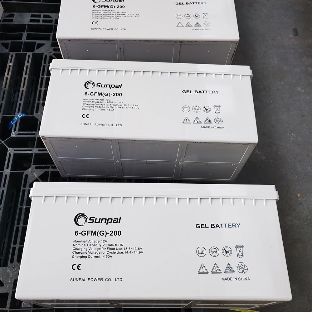 Sunpal Deep Cycle Gel Batteries 100Ah 150Ah 200Ah Solar Energy Storage China Lead Acid Battery