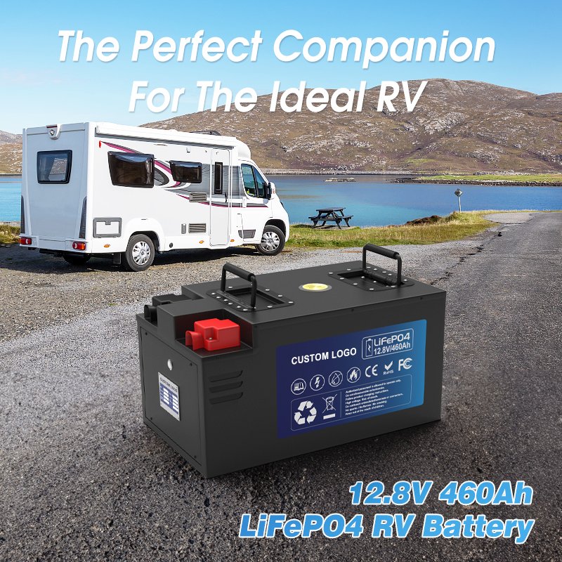 EU warehouse 12v 460ah Lithium Battery Pack 12v 230ah rv battery Deep Cycle lifepo4 rv Battery