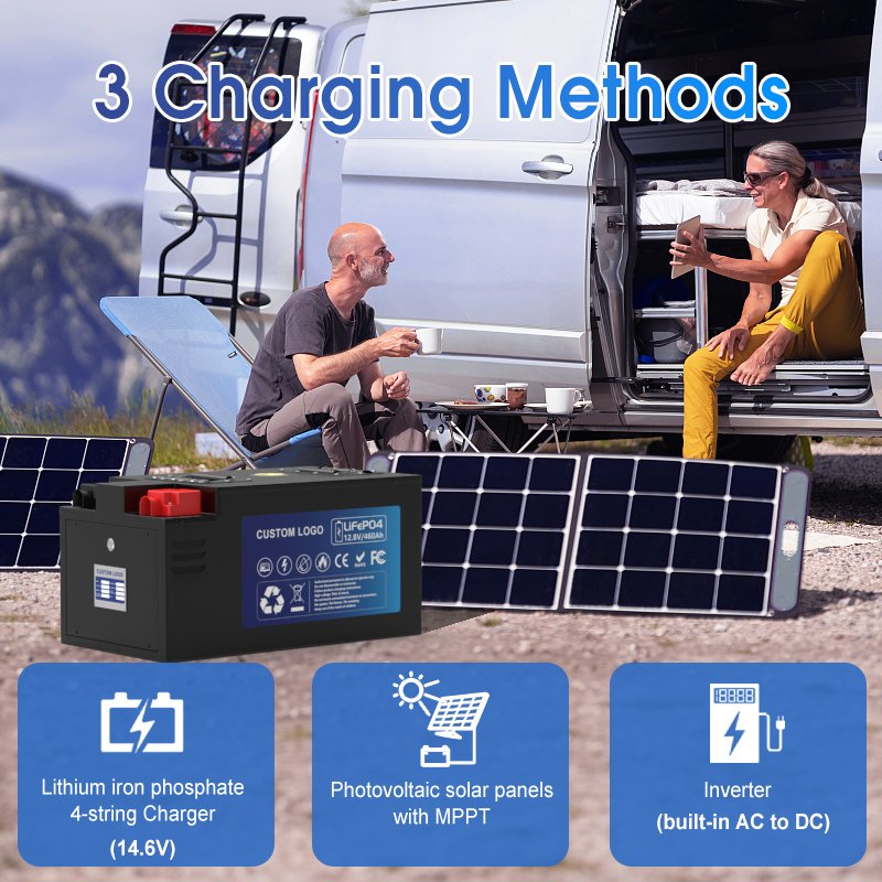 EU warehouse 12v 460ah Lithium Battery Pack 12v 230ah rv battery Deep Cycle lifepo4 rv Battery