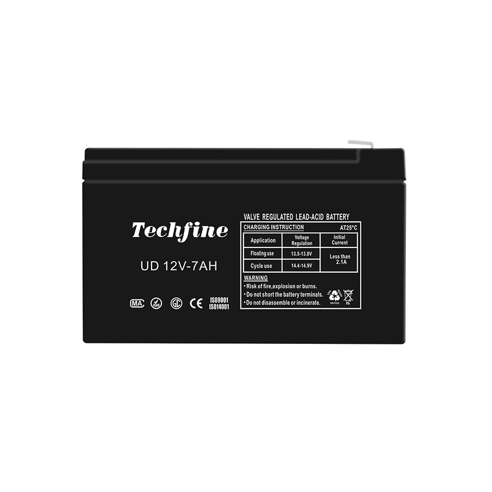 Techfine 12v 7ah sealed lead acid battery lead acid ups batteries 12v 7ah sealed lead acid battery