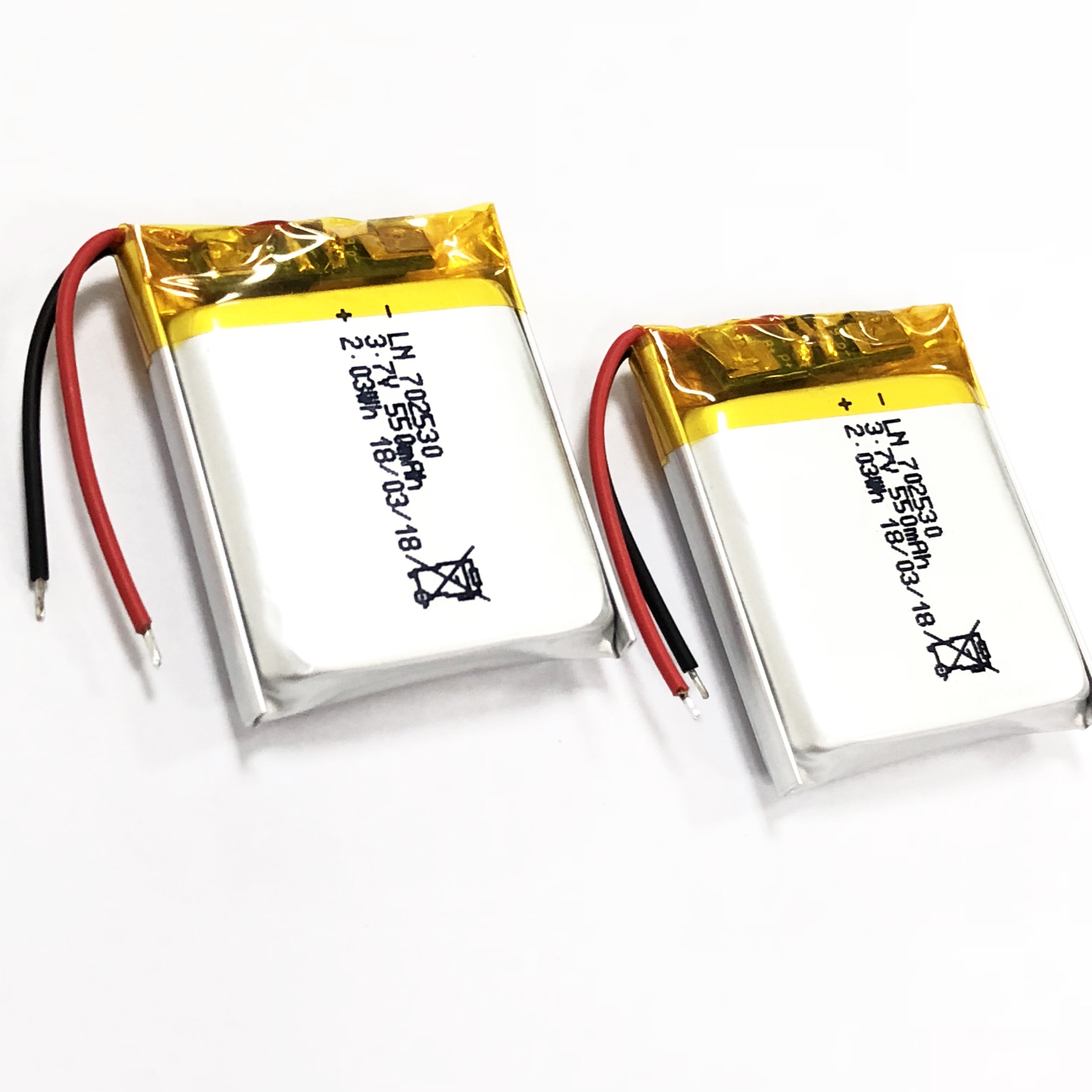 Li-Ion Battery 450Ma 470Mah Li Polymer 582535 702530 500Mah 570Mah 3.7V 702035 Lithium Ion Battery