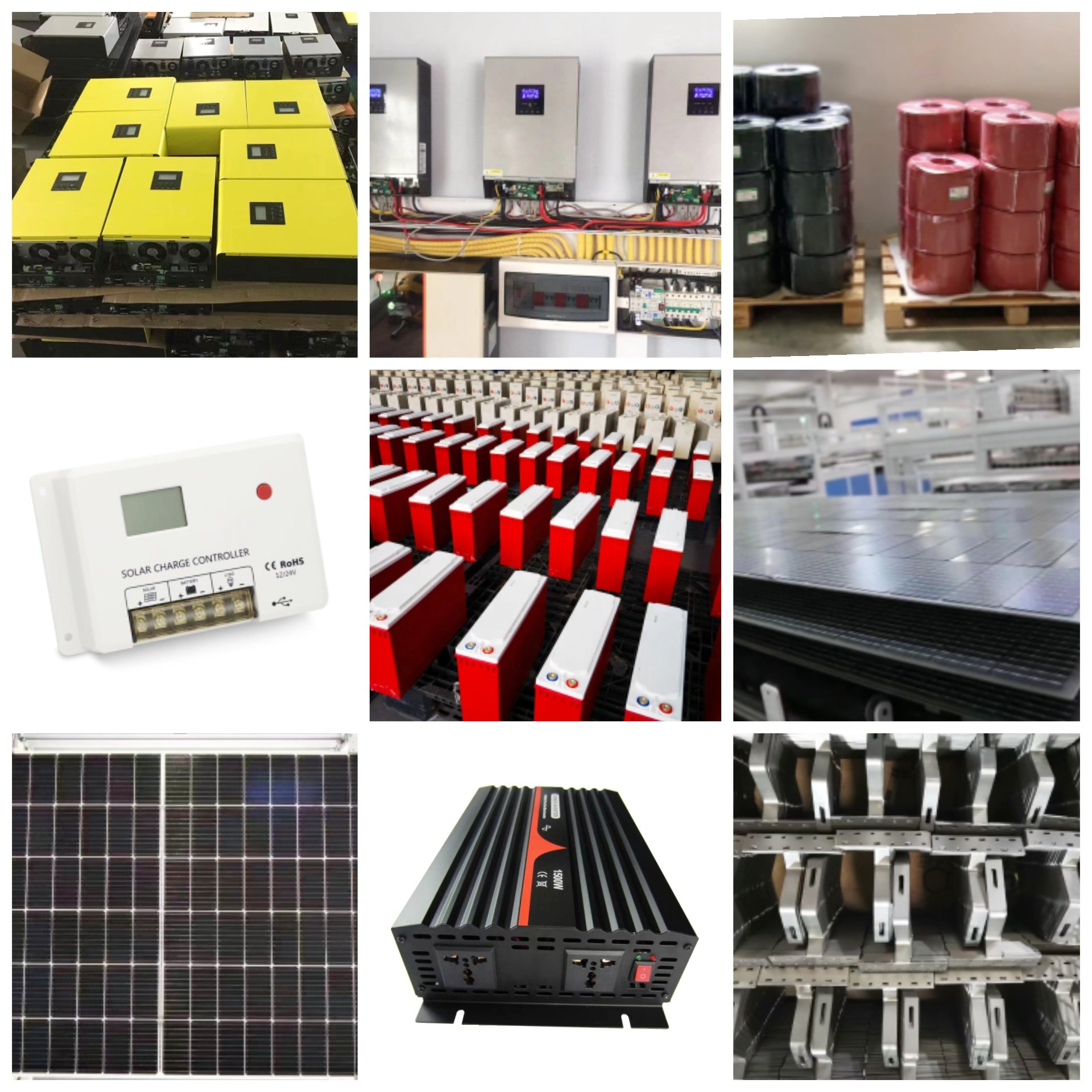 Off Grid Solar Electricity System 40kw Solar PV System With Solar Inverter Off Grid 12v 24v