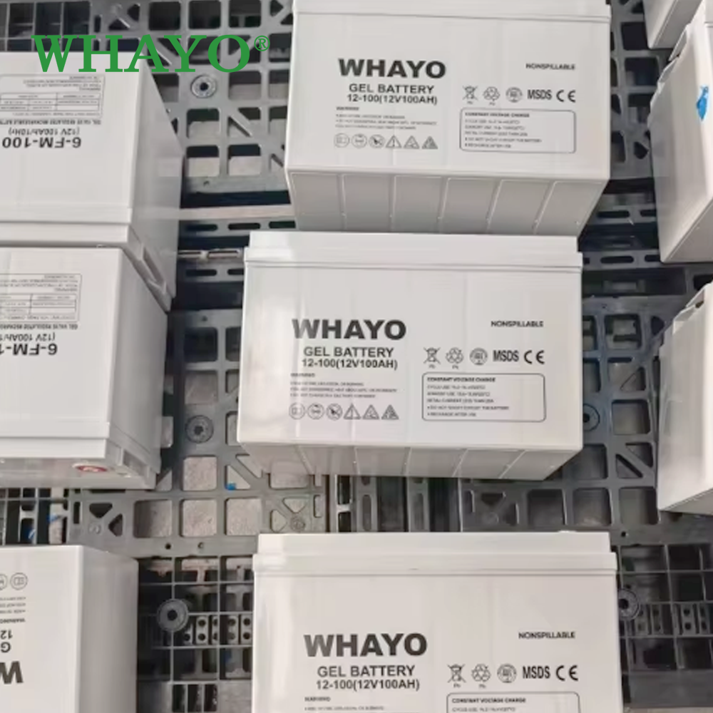 Deep Cycle Solar Gel Battery Batterie Gel Solaire 12v 100ah 200ah 250ah Manufacturing Plant Solar Storage Lead-Acid Batteries