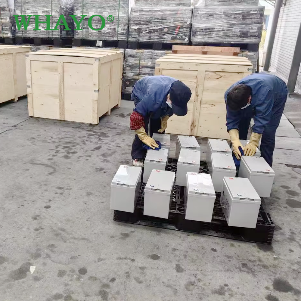 Deep Cycle Solar Gel Battery Batterie Gel Solaire 12v 100ah 200ah 250ah Manufacturing Plant Solar Storage Lead-Acid Batteries