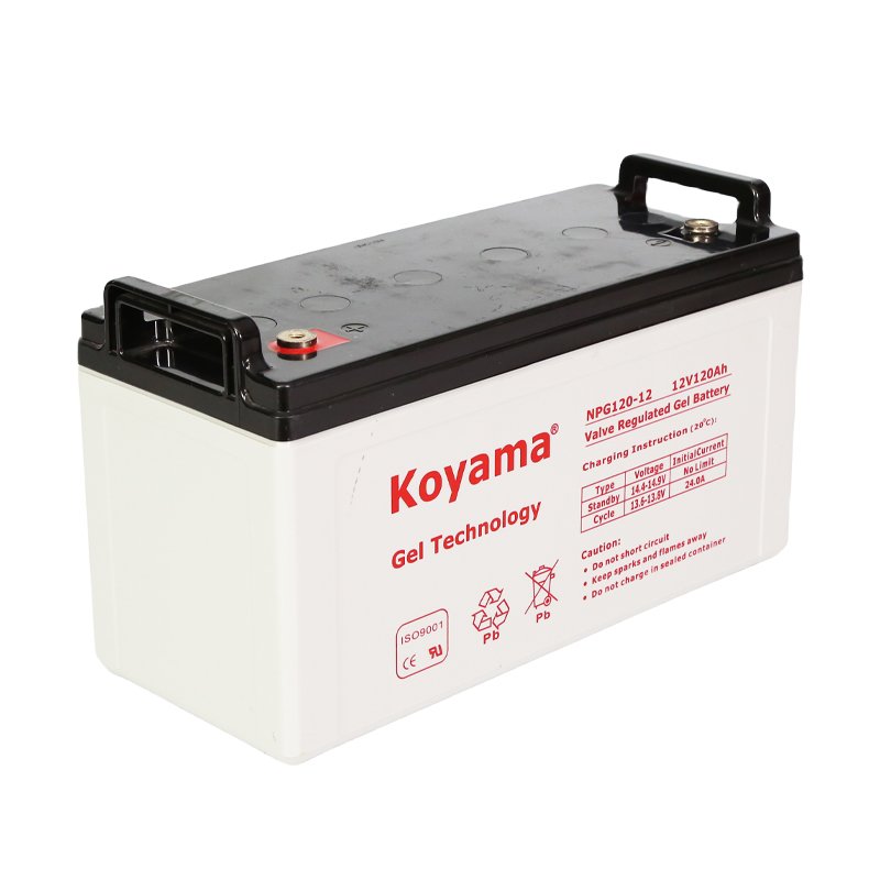 High Quality Lead Acid Batteries 12V 120Ah Deep Cycle Gel battery for UPS Telecom Lighting