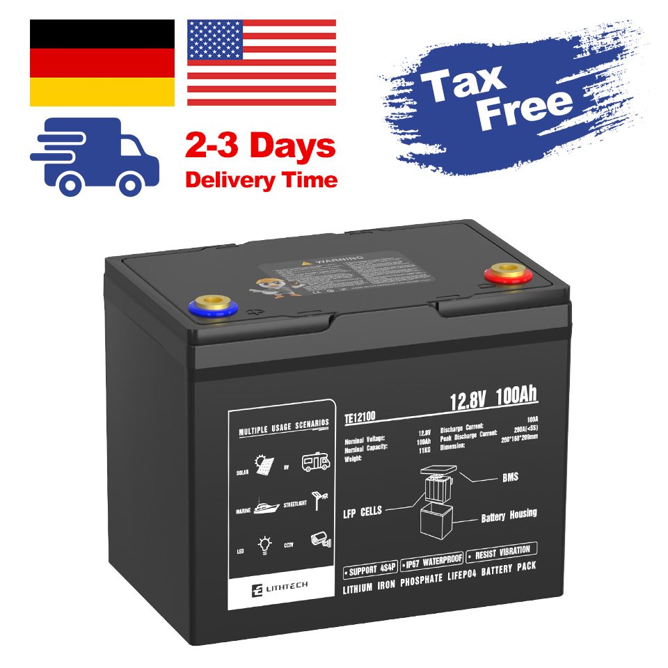 Solar System Battery 12v 300ah 200ah 100ah 50ah Lead Acid Battery Golf Cart Battery