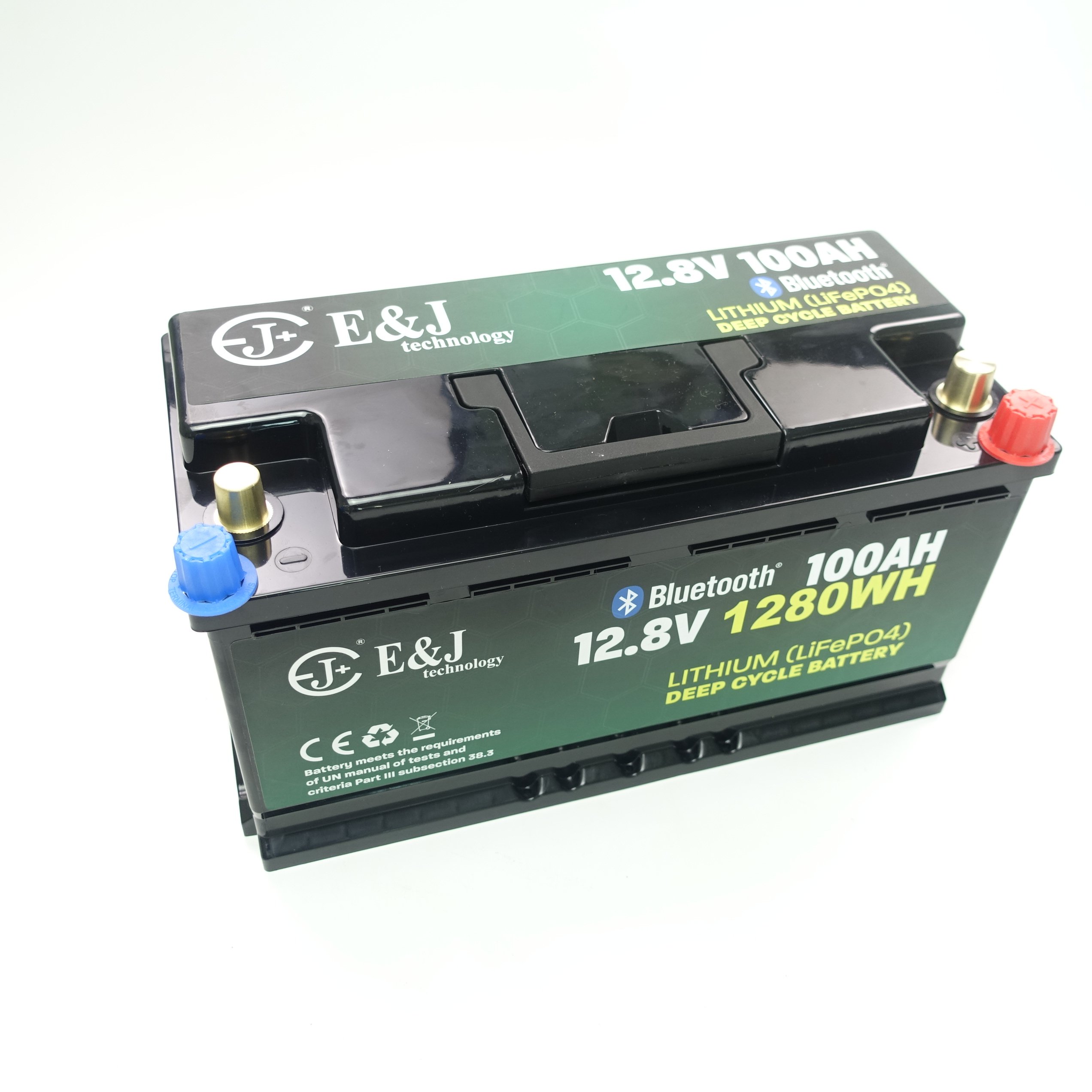 BT 4.0 12V 100Ah smart BMS RV underseat lifepo4 lithium ion battery 160A continuous 320A peak discharge MFDIN80