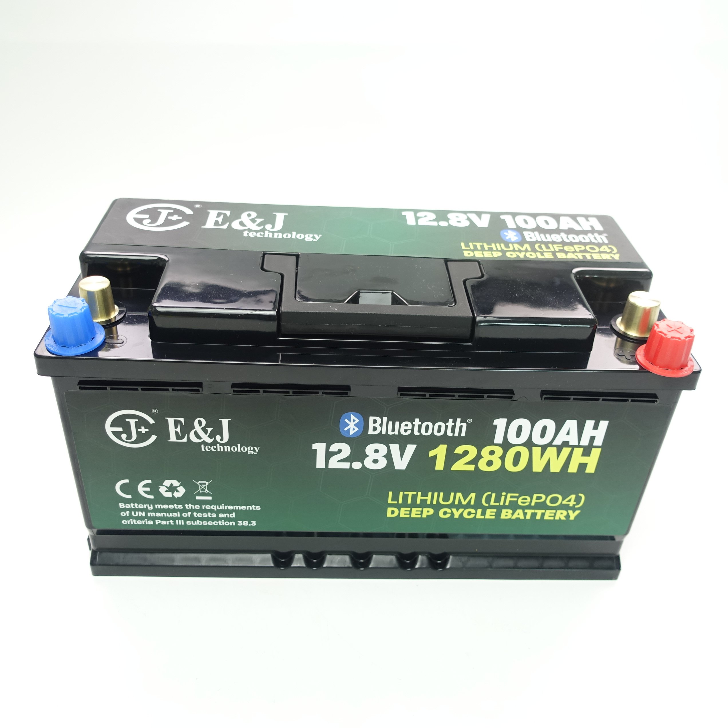 BT 4.0 12V 100Ah smart BMS RV underseat lifepo4 lithium ion battery 160A continuous 320A peak discharge MFDIN80