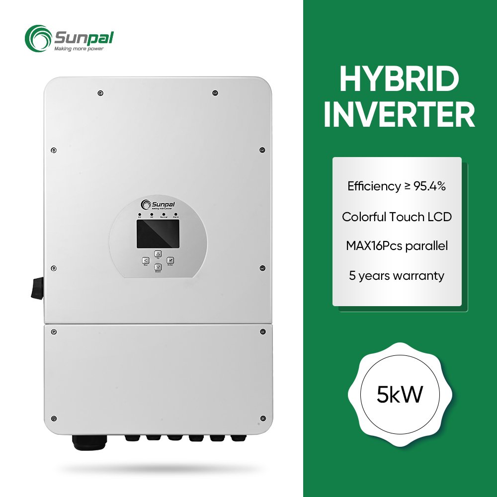 Sunpal Home Off Grid Solar Systems Complete Kit 5000W 5kW 10kW 20kW 30kW Hybrid On Grid Solar Power Energy System For Home 10kW