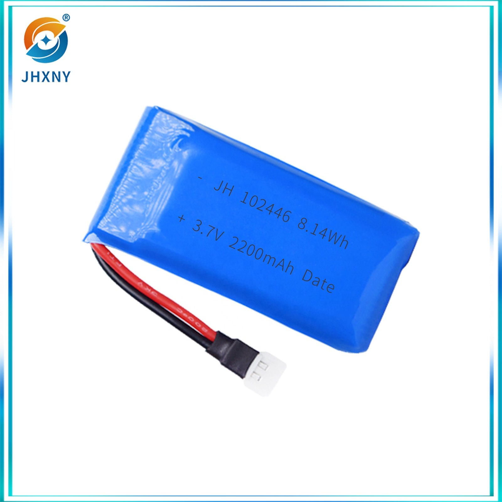 Rechargeable Li-polymer Li-ion 3.7V 7.4V 1200mAh lipo battery 102446 462446 103040 with wire connector PCB NTC for rc car
