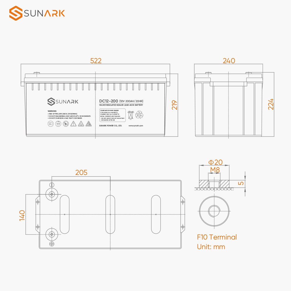 Leoch Free Maintenance Rechargeable Solar Battery 12V 100Ah 200Ah 200Amp Deep Cycle DC AGM Lead Acid Batteries For Home