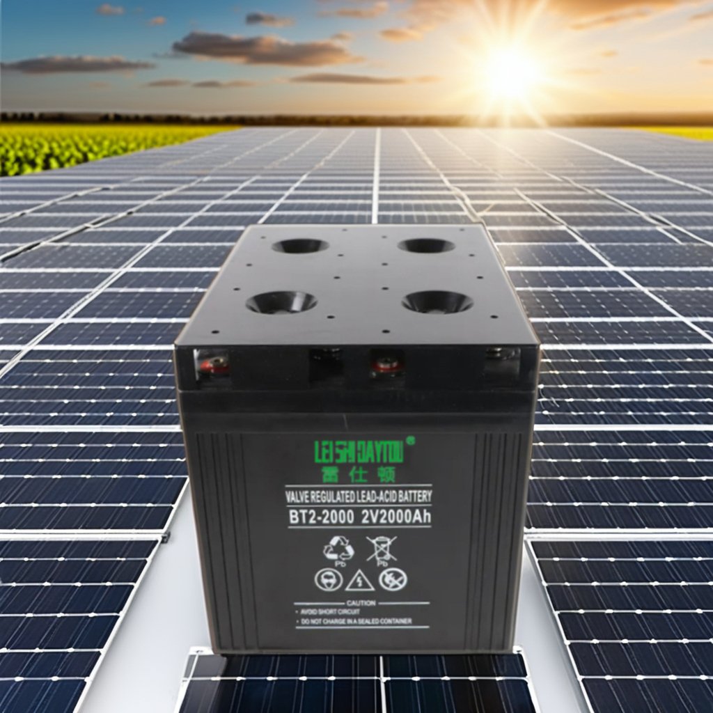 2V 2000AH Solar Battery High Efficient Long Lifespan Wholesale High Quality Lead Acid Battery