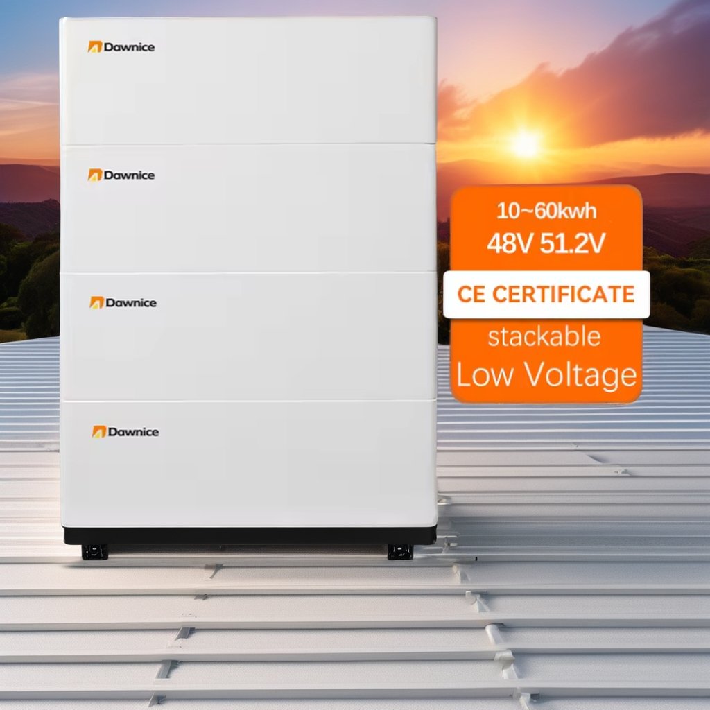 Outdoor 48V 51.2V Lifepo4 Battery 10KWH-50KWH Solar Stackable Lithium Ion Battery with BMS Protection Model Number 48V 100AH