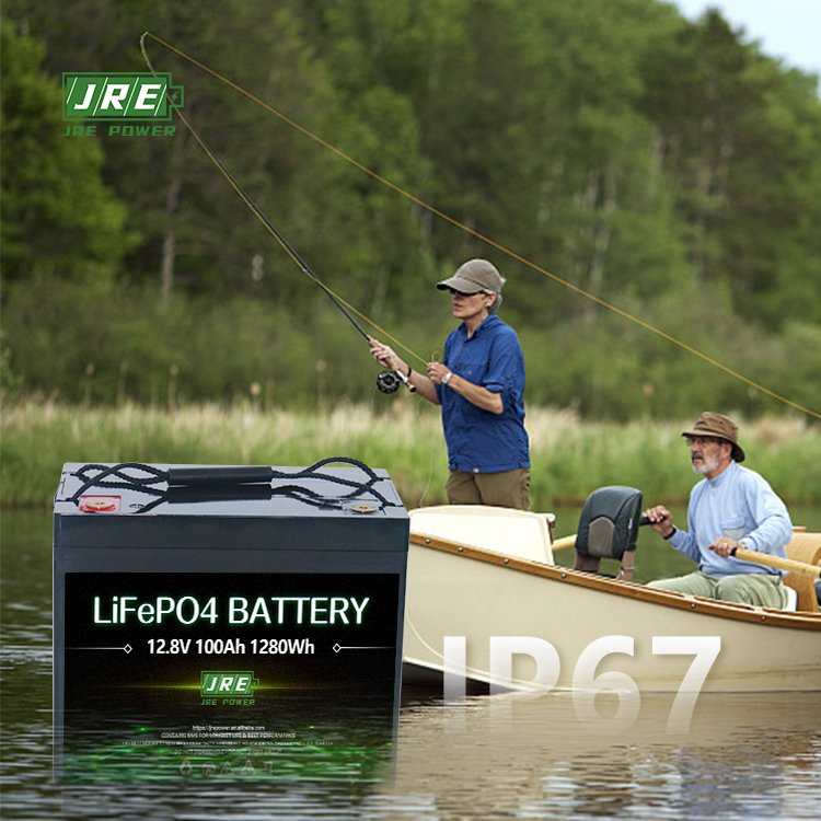 12v 100Ah 1280Wh lifepo4 battery pack Built-in BMS with Screen IP67 marine off-grid system household energy storage RV