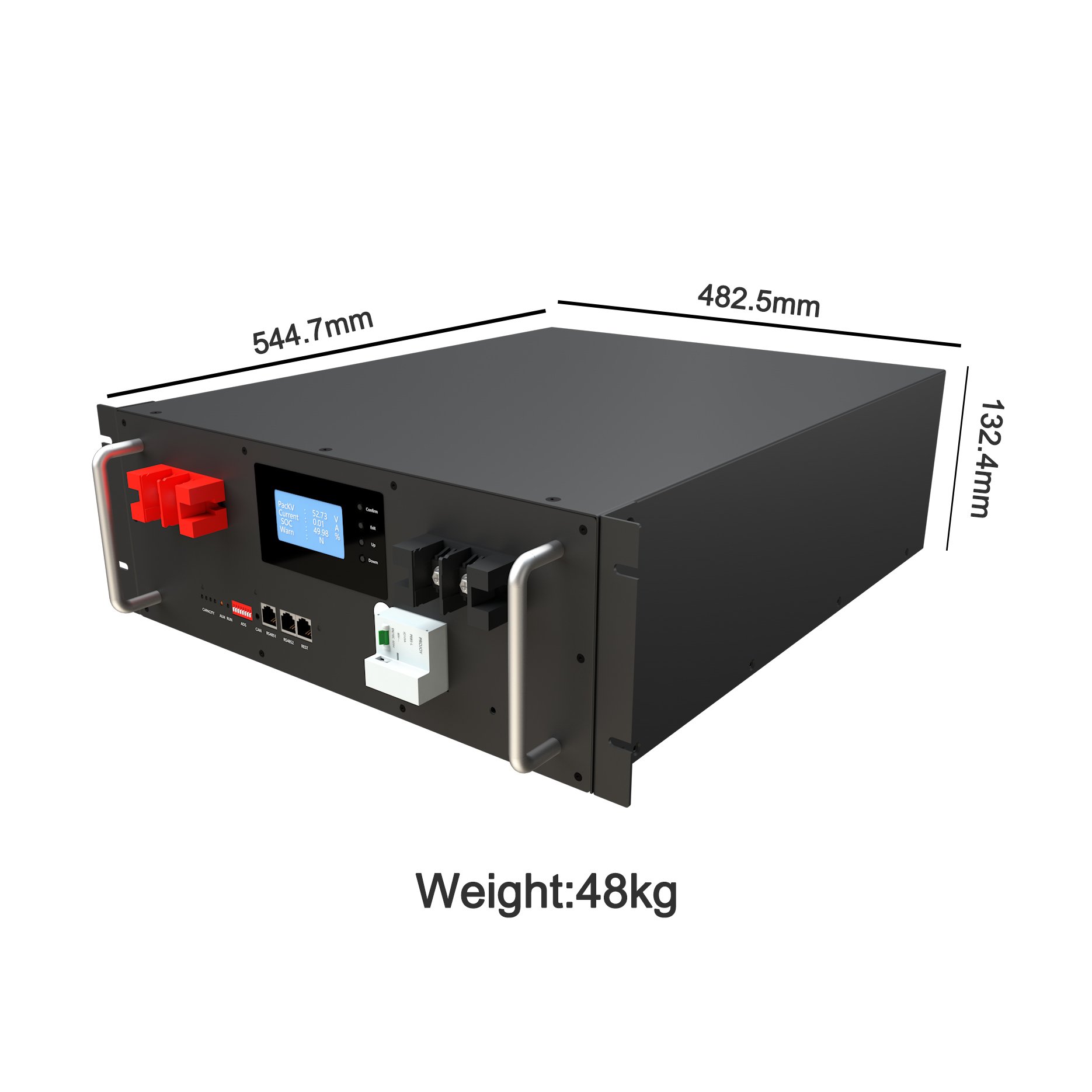 Seplos 51.2v 100ah 200ah lithium ion batteries 5kw solar power bank system lifepo4 battery pack 48V home Energy Storage systems