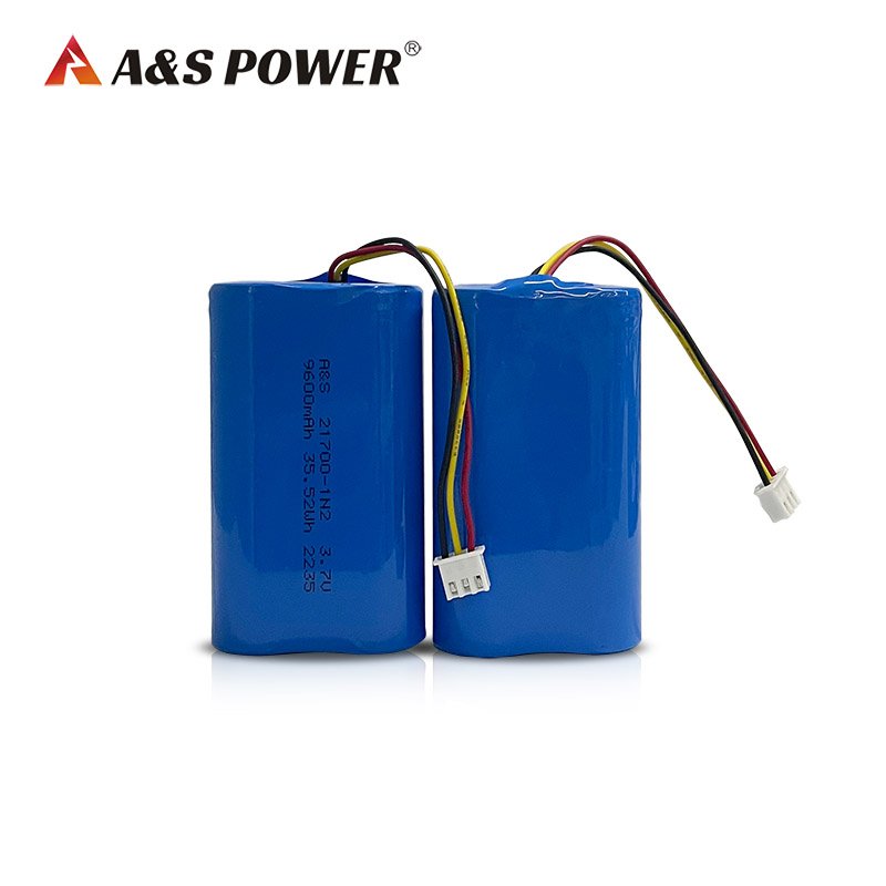 Manufacturer 18650 Li-ion battery pack 3.7V 9600mAh 1S2P 21700 lithium ion battery pack