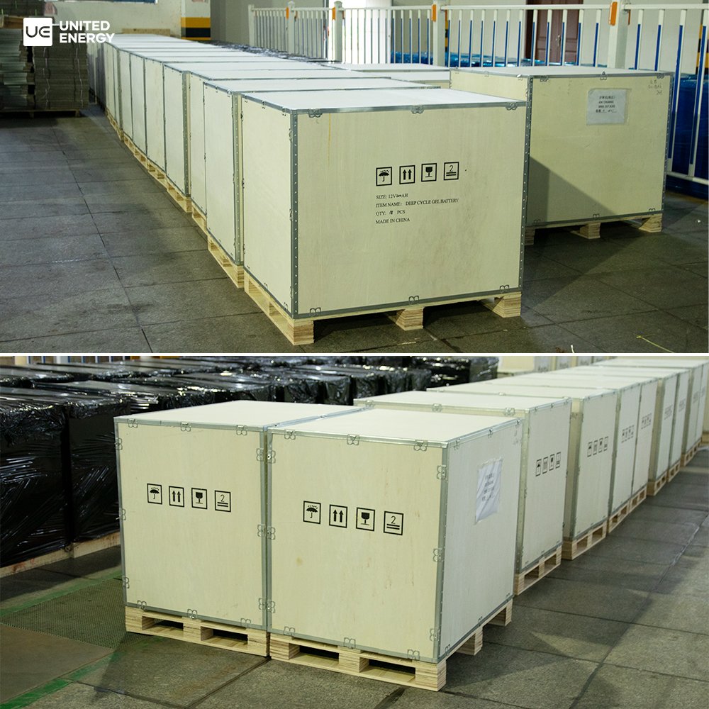 United Energy Lead Acid Battery 2V 6V 12V 1000AH 2000AH 3000AH 1200 Cycles life