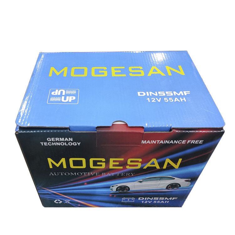 Good Quality Rechargeable DIN55MF 12v 55ah 65ah 100ah 150ah Sealed Lead Acid Car Battery