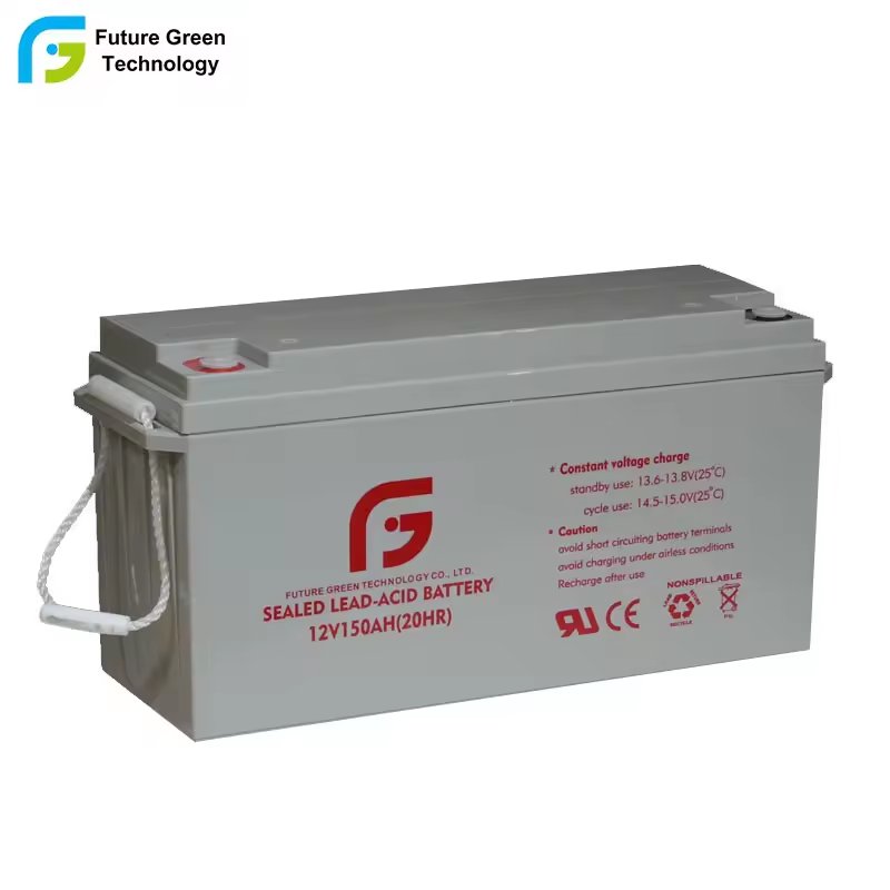 12V134ah Lead Acid Battery High Quality Rechargeable Factory Stock Best Price Deep Cycle Gel Storage Sealed Type