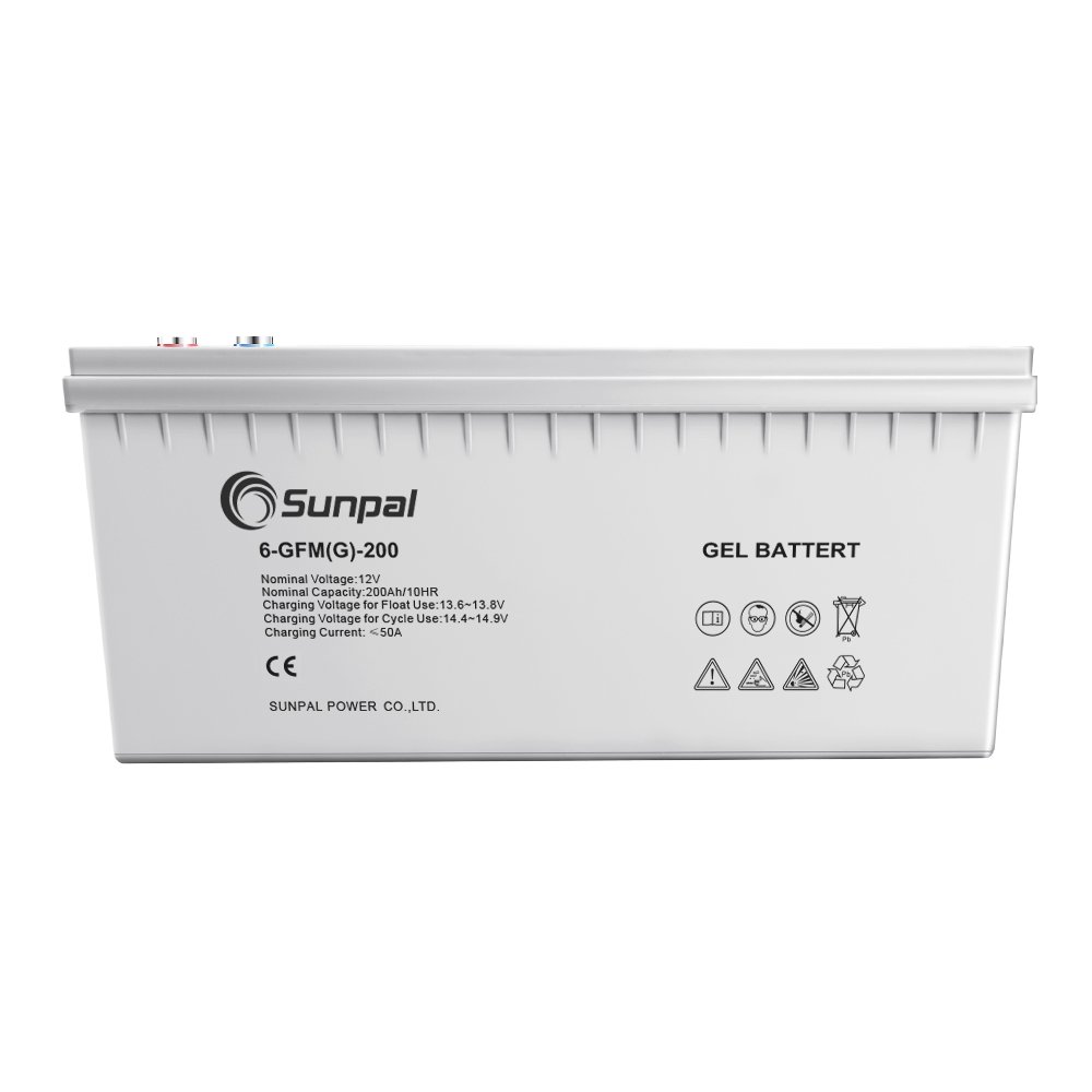Sunpal High Quality Deep Cycle Solar Battery 12V 100Ah 200Ah 260Ah Gel Lead Acid Battery For Solar System