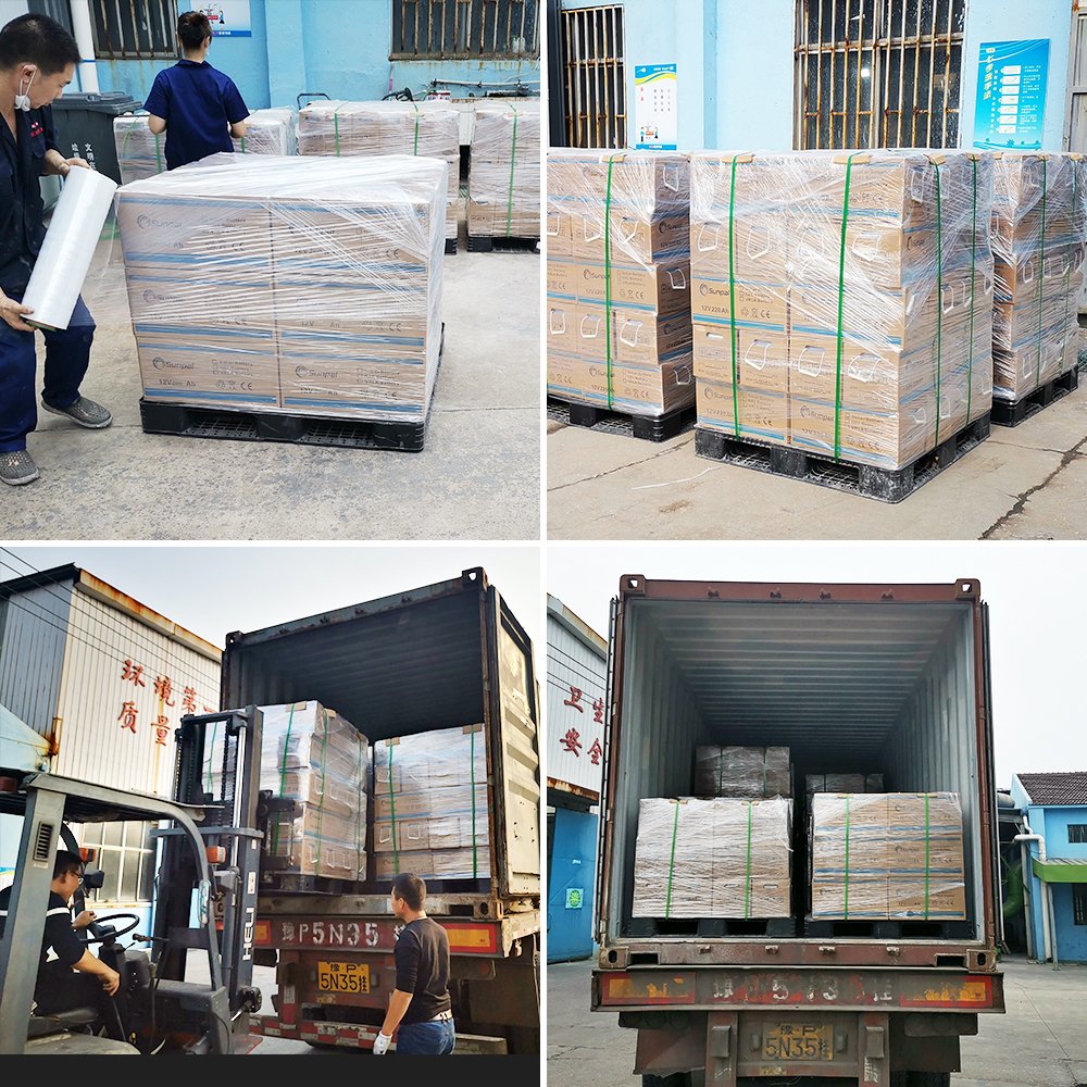 Sunpal High Quality Deep Cycle Solar Battery 12V 100Ah 200Ah 260Ah Gel Lead Acid Battery For Solar System