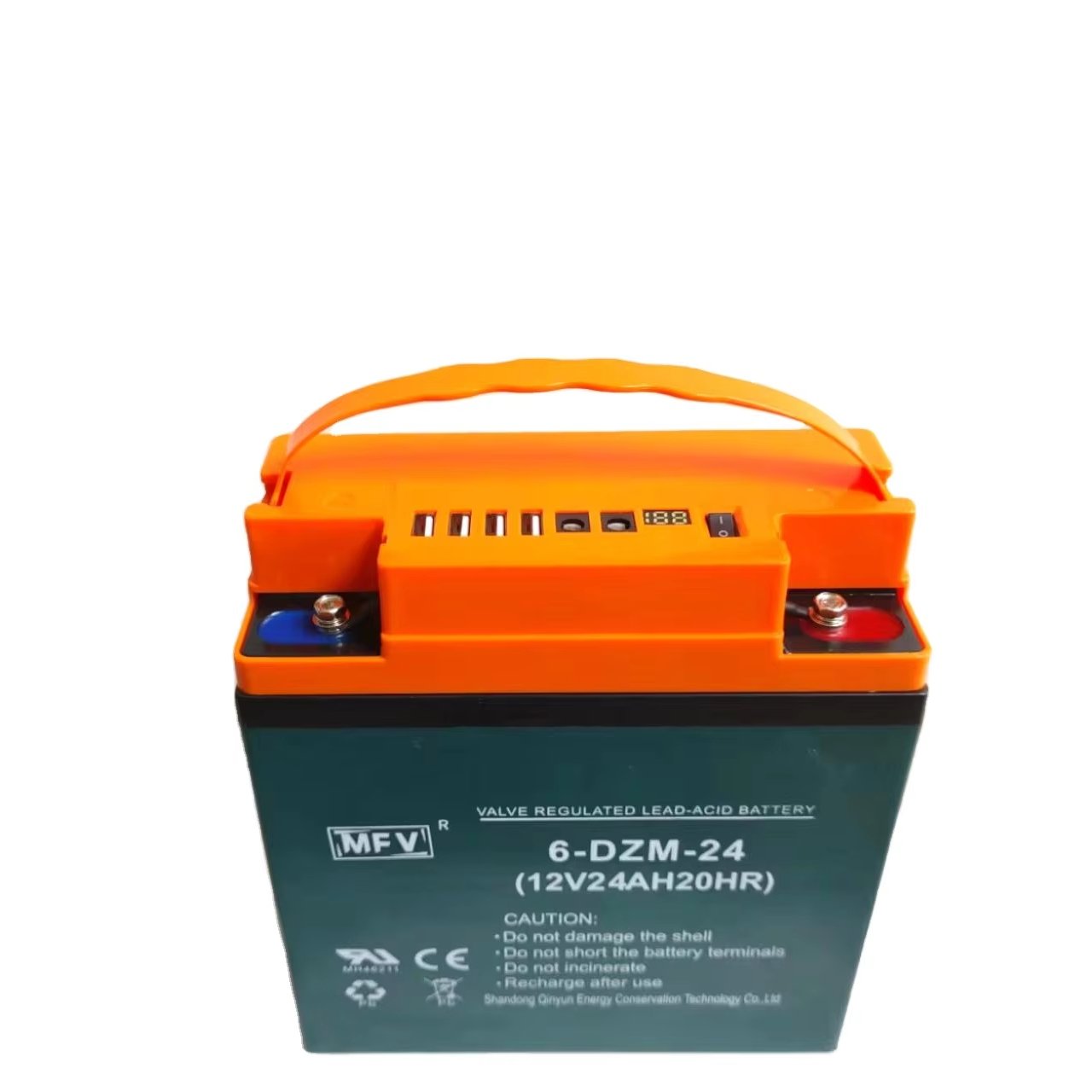2024 New 12V/24AH Factory Direct Lead-Acid Battery Home Appliances Outdoor Use Electric Bicycles/Scooters Toys 20hr Discharge
