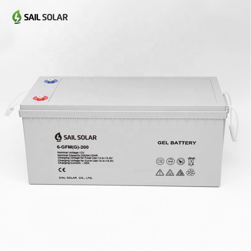 Factory price deep-cycle 12v 250ah rechargeable storage lead acid batteries gel battery