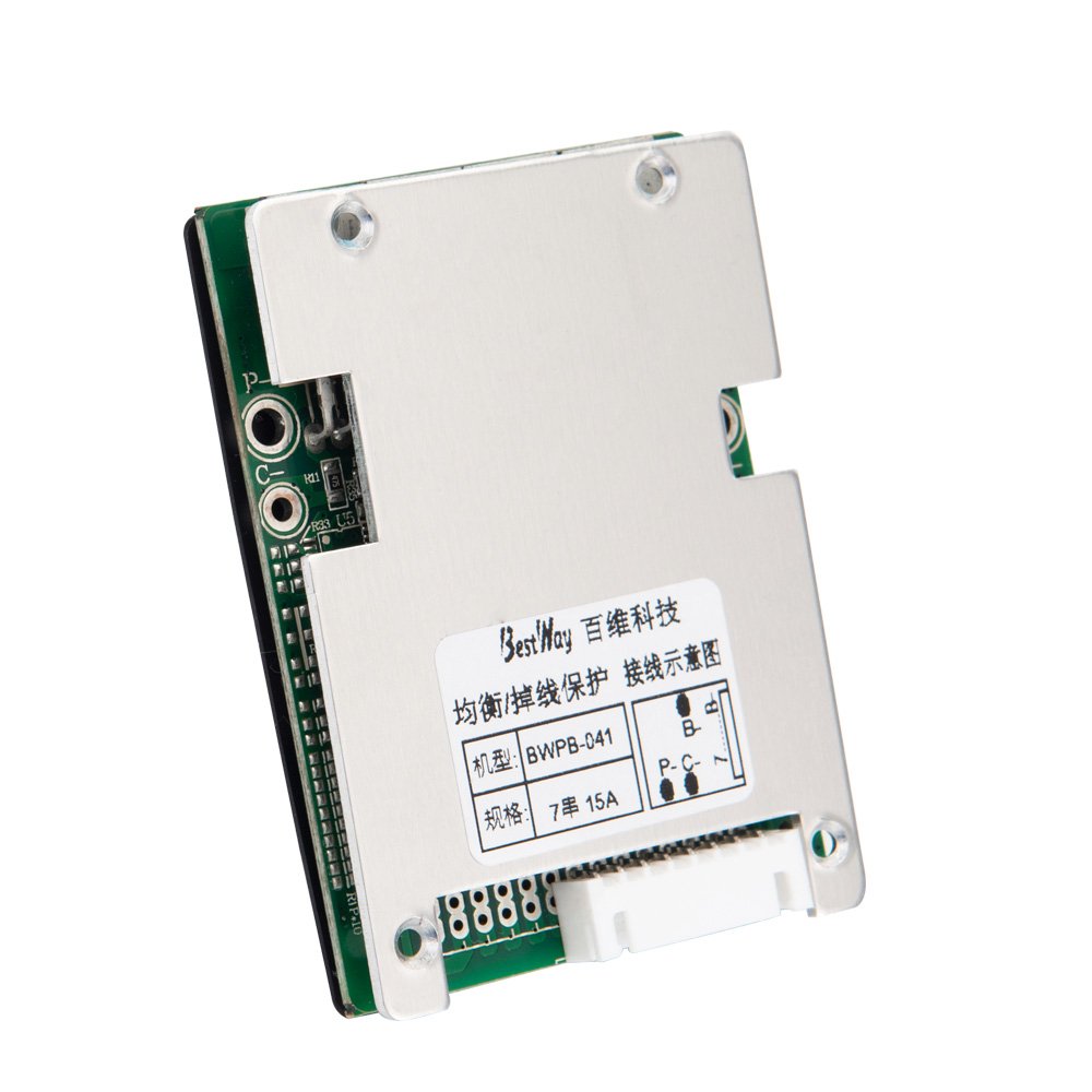 Dongguan Ternary Lithium Li-ion 3.7V Lipo 3.2v common port 6S 7S 10A 15A 20A 24V bms with balancer function for e bike