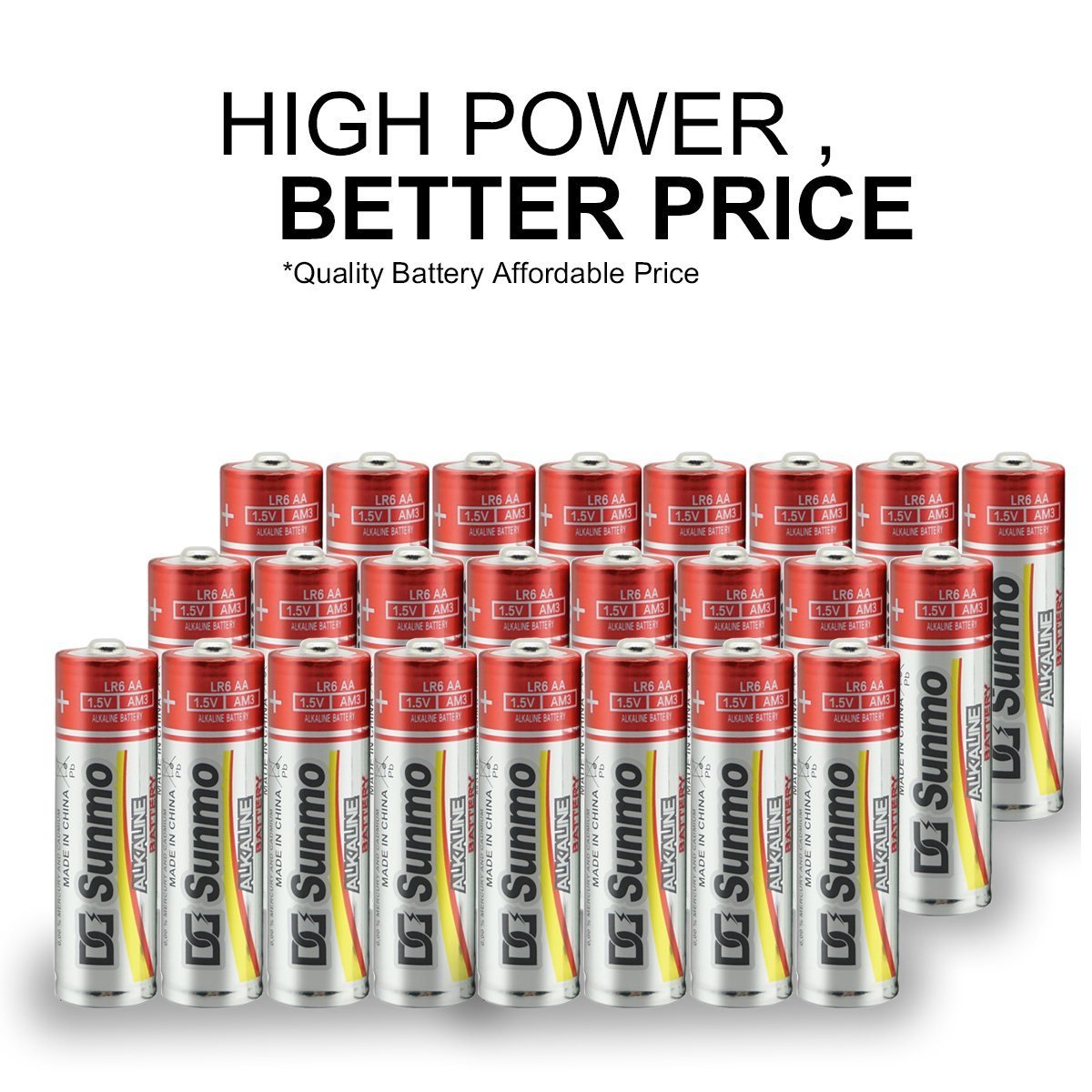 Factory Direct Sale 1.5V Long-lasting Power Boost Ingredients Alkaline AA Battery for Household Devices