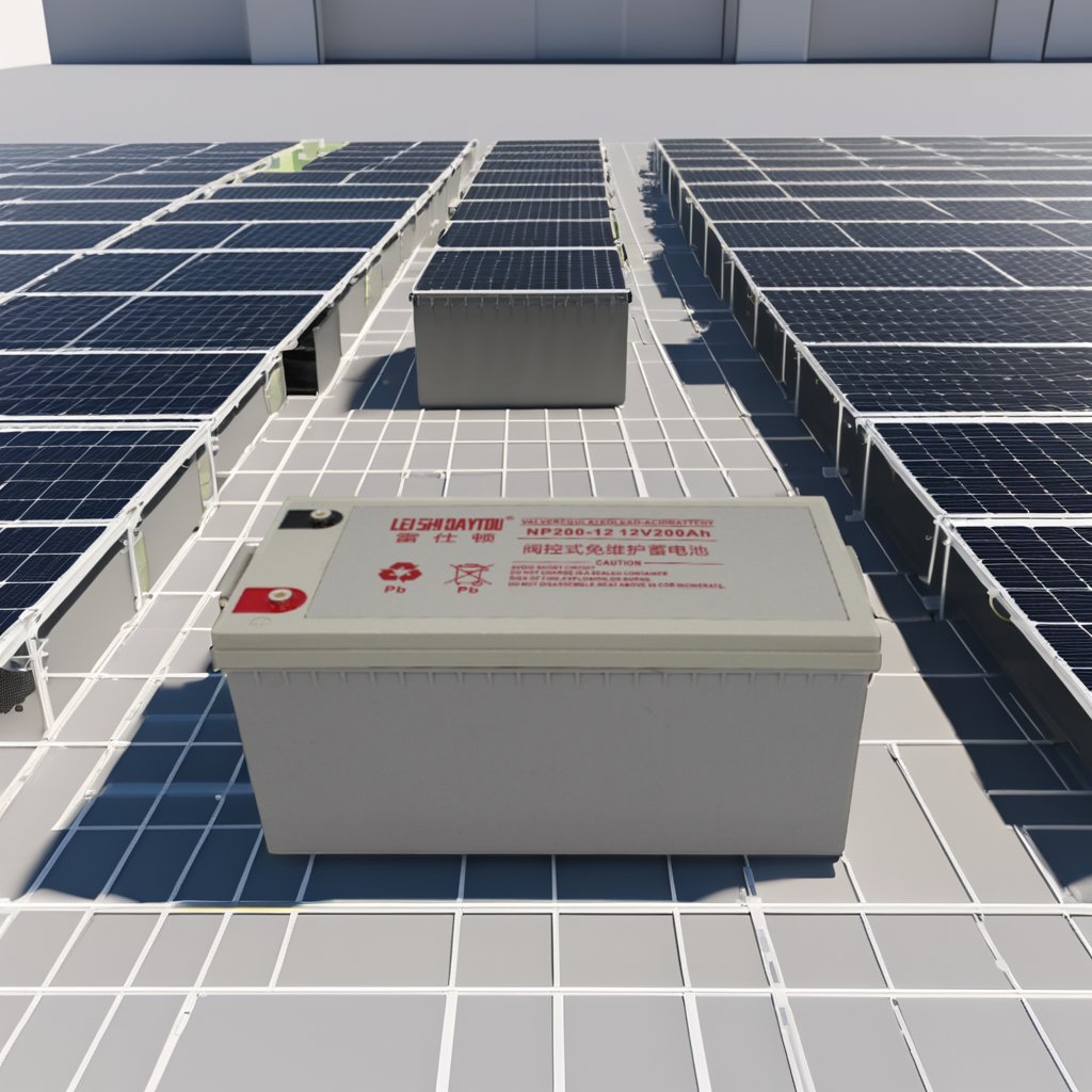 5KW 10KW Home Grid System 12V 24V Deep Cycle Storage Battery 12V 200Ah Lead Acid Batteries AGM Solar Inverter Battery