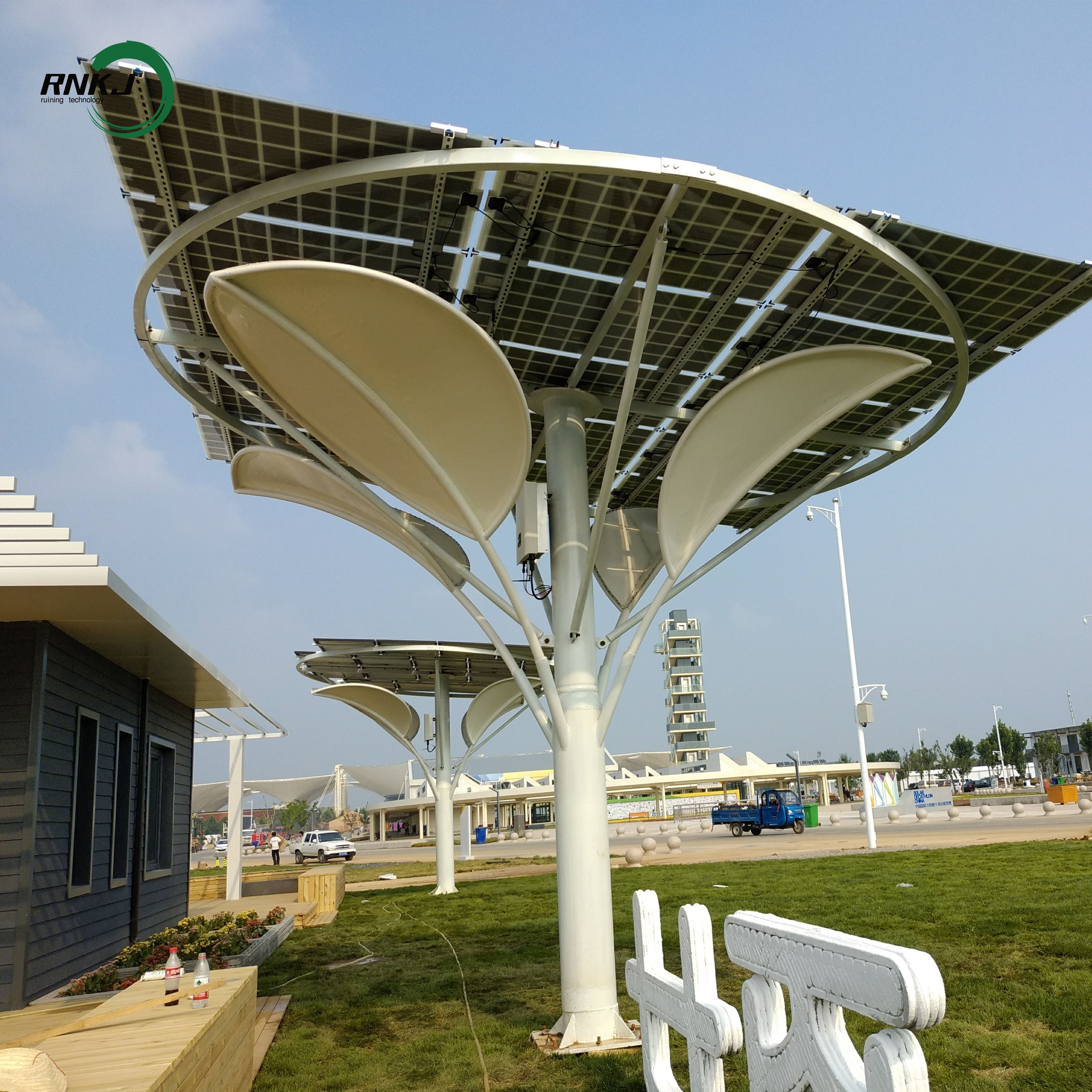 RNKJ Brand customized Solar Battery 48V Alarm garden solar Kit Panel Solar Panels Light Solar tree