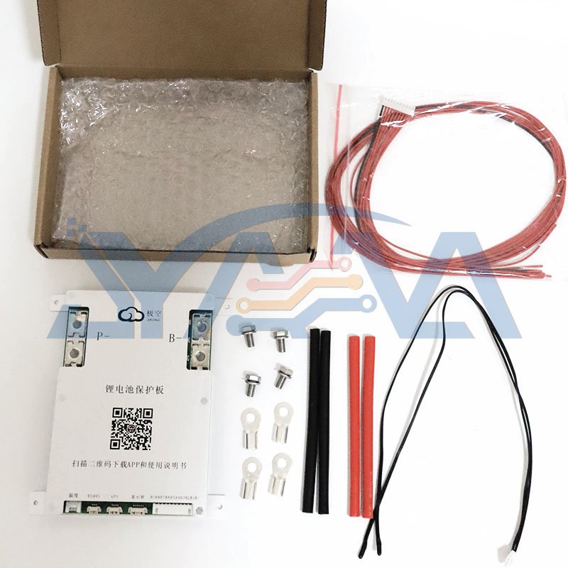 4s-7s/8s 200a 24v JK 1A active balance lfp lifepo4 3.2v lithium high voltage protection board battery management system(bms)
