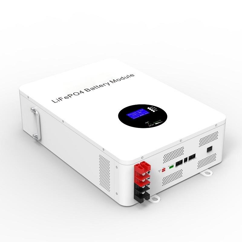 5kwh 10kwh powerwall lithium ion batteries 5kw storage LiFePo4 battery for home hybrid solar power energy system