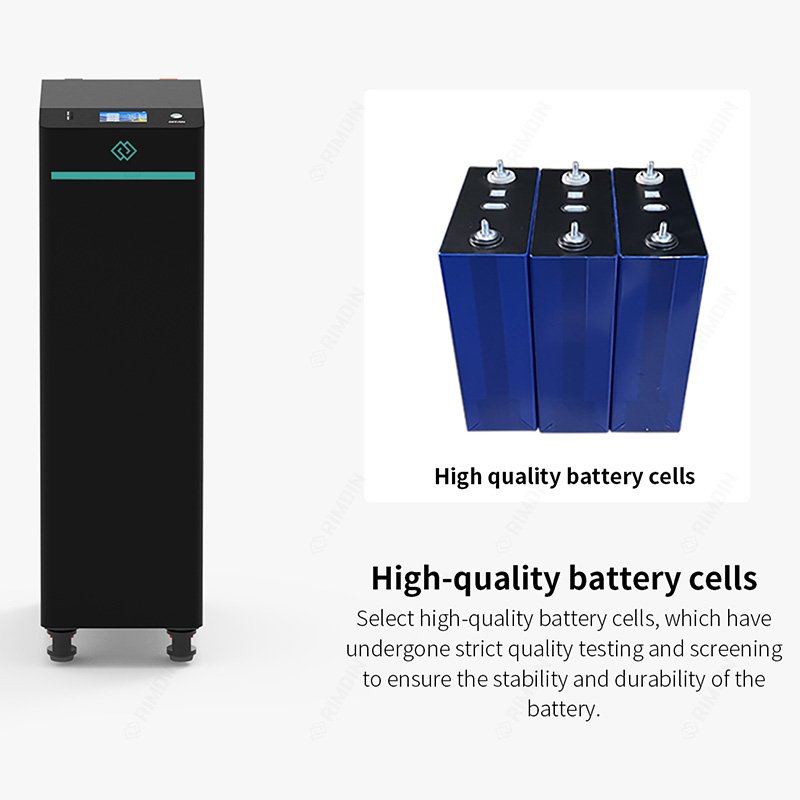 EU STOCK Seplos V4 48V 51.2V 280Ah Lithium-ion Lifepo4 battery Solar System Home Energy Storage 15kw Vertical battery pack
