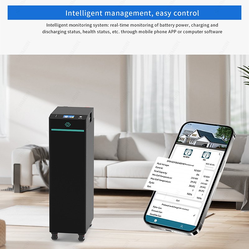 EU STOCK Seplos V4 48V 51.2V 280Ah Lithium-ion Lifepo4 battery Solar System Home Energy Storage 15kw Vertical battery pack