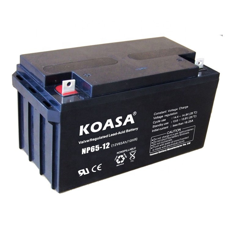 Powerful Performance KOASA 12V85AH NPS85-12 AGM Battery Lead Acid Battery For Security system