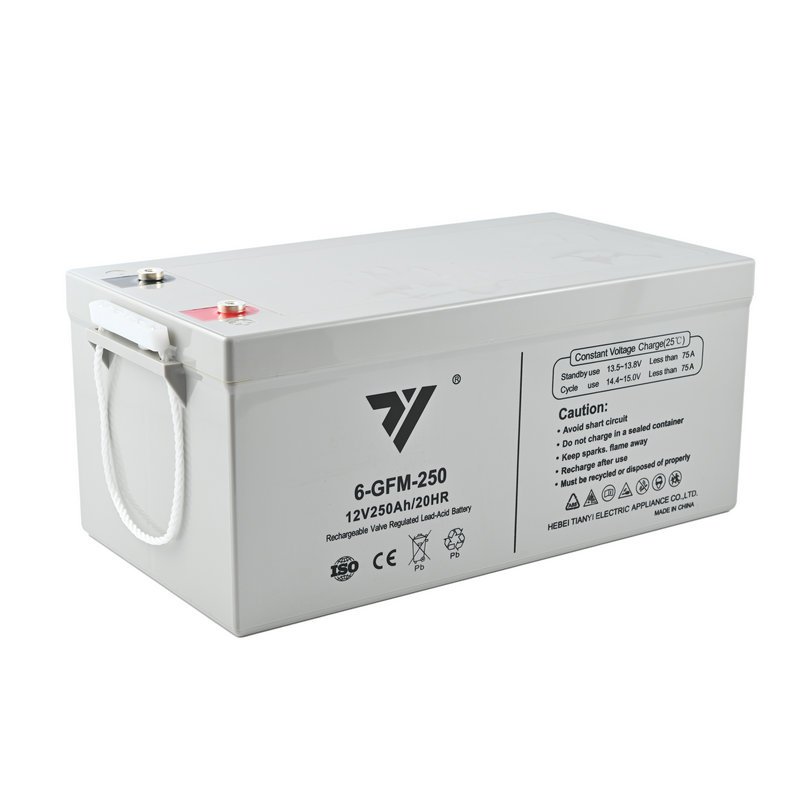 TIANYI Rechargeable battery UPS EPS Emergency System Fire Fighting Solar Energy Solar Power 12V 250AH 20HR Lead-Acid Battery