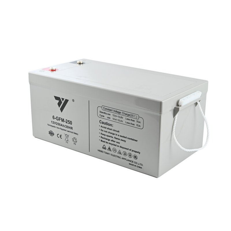 TIANYI Rechargeable battery UPS EPS Emergency System Fire Fighting Solar Energy Solar Power 12V 250AH 20HR Lead-Acid Battery