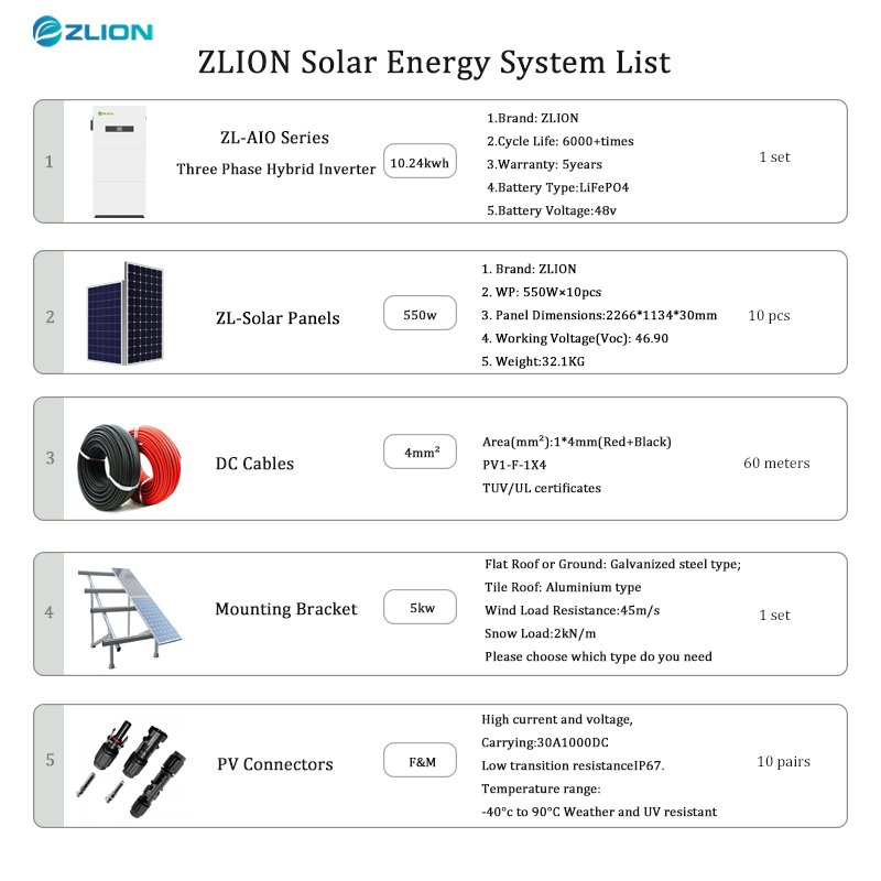 Solar hybrid inverter battery 10Kwh 20Kwh 200ah 400Ah lithium-Ion battery