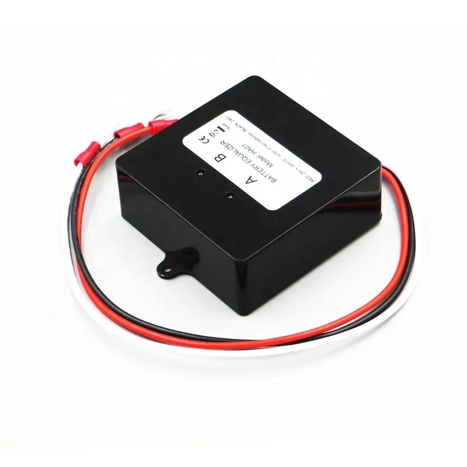 Battery Equalizer for 2Pieces 12V Gel Flood AGM Lead Acid Batteries HA01 Voltage balancer Lead acid Battery charger Regulator