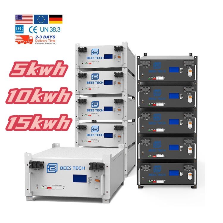 Stackable 200ah 400ah 51.2v 48v LifePo4 battery10kwh 20kwh battery lithium 30kwh 40kwh 50kwh lifepo4 battery pack