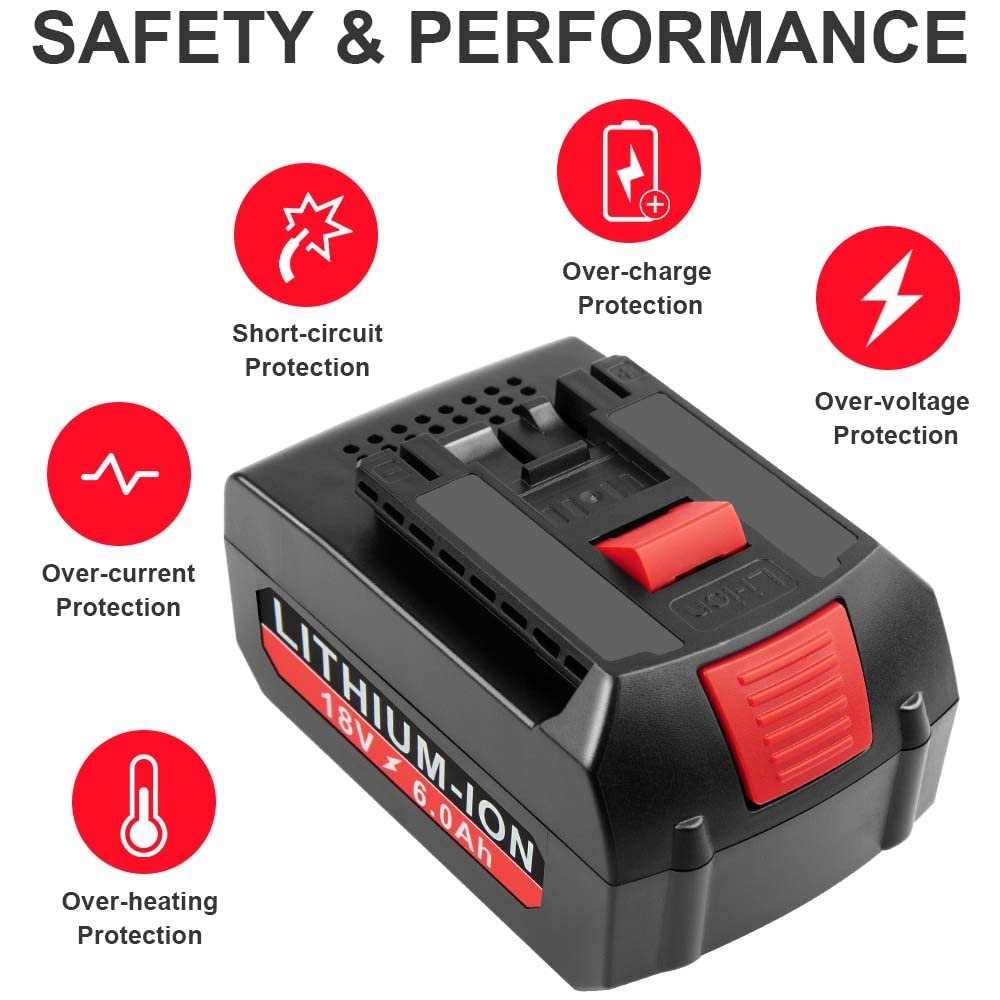 Wholesale Customizable Replacement Battery For Bosch 18V Battery BAT609 BAT609G BAT610G BAT611 BAT612 BAT618 BAT618G BAT619