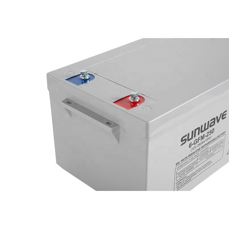 Sunwave Manufacturer High Performance Lead Acid Battery 12V 24V Gel Battery 100Ah 150Ah 200Ah BMS Gel Battery Lithium