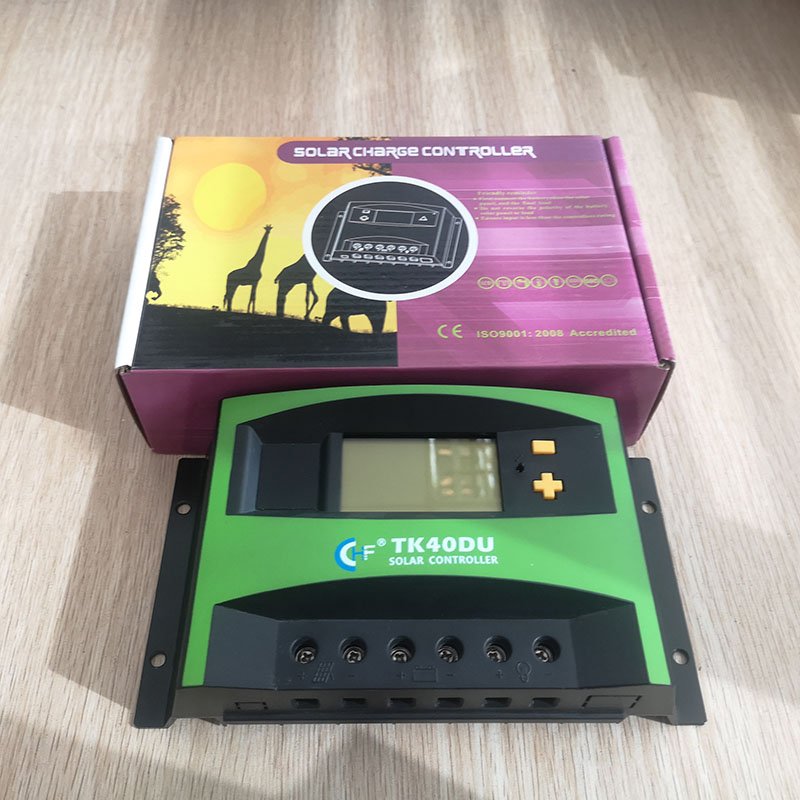 China Controller Manufacturer 40A 12V/24V Charge Lead Acid Battery PWM Solar Charge Controller