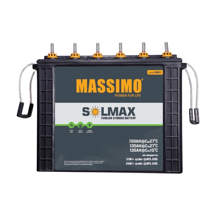 Globally Supplied Exclusive Deal on Home Appliances Use Tubular Storage Battery 135AH 12 V Lead Acid Battery for Inverter Usage