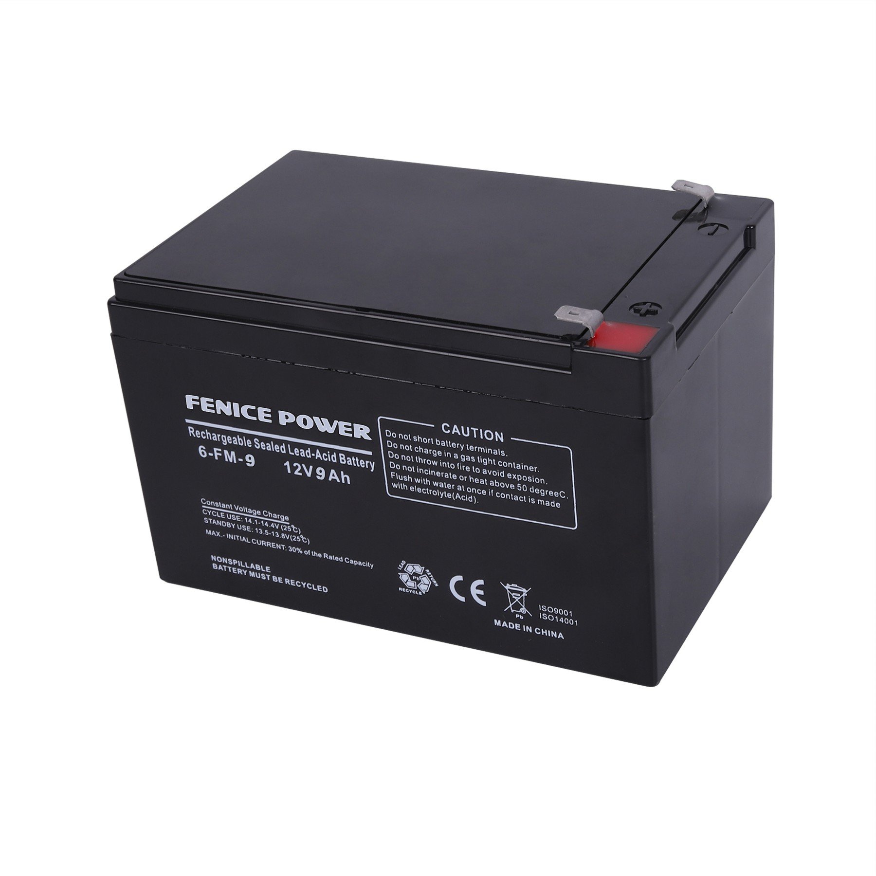 Powerful and Efficient 12 Volt 12V 9AH Battery Lead Acid Battery High Standard Customized Deep Cycle Sealed